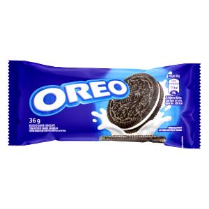 Quantas calorias em 1 pacotinho (4 biscoitios) (36 g) Oreo (4)?