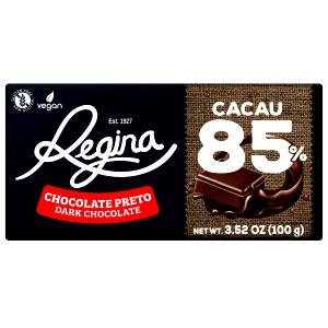 Quantas calorias em 1 pedaço (20 g) Chocolate 85%?