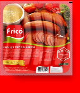 Quantas calorias em 1 pedaço (50 g) Linguiça Calabresa?