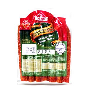 Quantas calorias em 1 pedaço (50 g) Linguiça de Carne Suína Defumada (Húngara)?