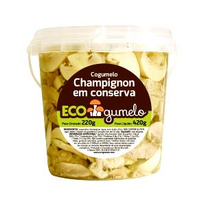 Quantas calorias em 1 pegada (15 g) Champignon em Conserva?