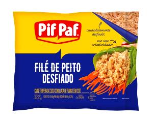 Quantas calorias em 1 pegada (15 g) Peito de Frango Desfiado?