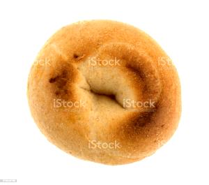 Quantas calorias em 1 Pequeno Bagel Torrado?