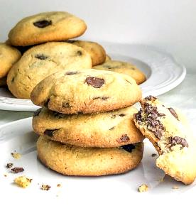 Quantas calorias em 1 Pequeno Cookie com Pepitas de Chocolate (Receita Caseira ou Comprado)?