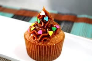 Quantas calorias em 1 Pequeno Cupcake sem Cobertura Glacé ou Recheio (sem Chocolate)?