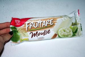 Quantas calorias em 1 picolé (51 g) Frutare Mousse Limão?