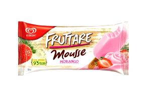 Quantas calorias em 1 picolé (51 g) Frutare Mousse Morango?