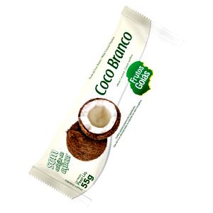 Quantas calorias em 1 picole (55 g) Picolé de Coco Branco sem Adição de Açúcar?