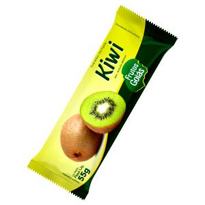 Quantas calorias em 1 picolé (55 g) Picolé de Kiwi?