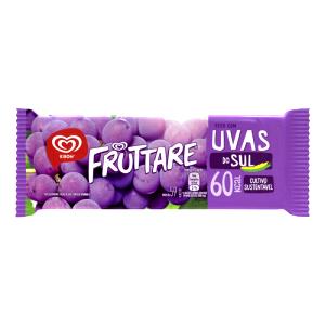 Quantas calorias em 1 picolé (59 g) Frutare Uva?