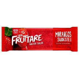 Quantas calorias em 1 picolé (81 g) Fruttare Morango?