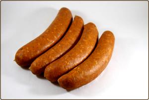 Quantas calorias em 1 Polegada Cúbica Bratwurst?