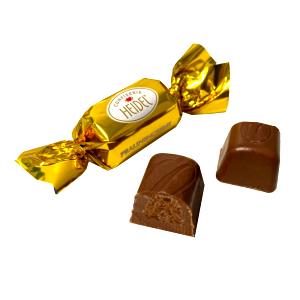 Quantas calorias em 1 porção (10 g) Chocolate Gold?