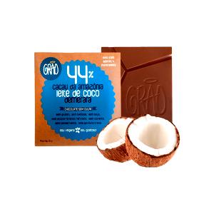 Quantas calorias em 1 porção (10 g) Minitablete Chocolate Ao Leite com Coco?