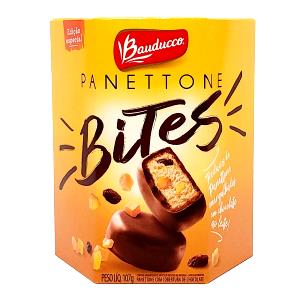 Quantas calorias em 1 porção (107 g) Panettone Bites?