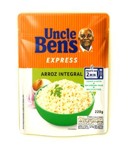 Quantas calorias em 1 porção (110 g) Arroz Integral Express?