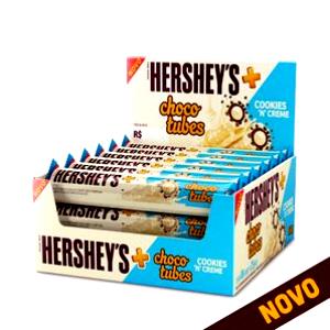 Quantas calorias em 1 porção (12 g) Chocotube?