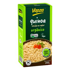 Quantas calorias em 1 porção (125 g) Quinoa Cozida no Vapor?