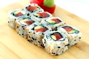 Quantas calorias em 1 Porção (125 G) Sushi Filadélfia?