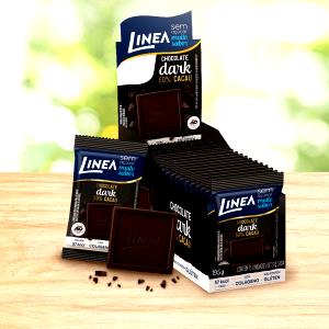 Quantas calorias em 1 porção (13 g) Chocolate Dark (13g)?