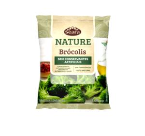 Quantas calorias em 1 porção (130 g) Brócolis Nature?