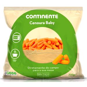 Quantas calorias em 1 porção (130 g) Cenoura Baby?