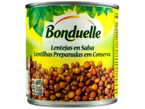 Quantas calorias em 1 porção (130 g) Lentilha?