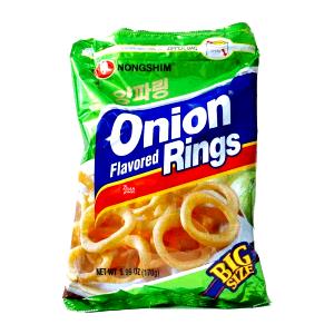 Quantas calorias em 1 porção (130 g) Onion Rings (Grande)?