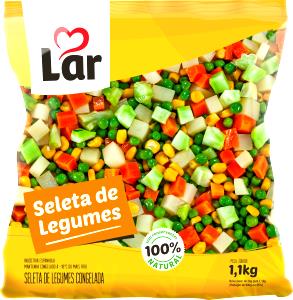 Quantas calorias em 1 porção (130 g) Seleta de Legumes Congelado?