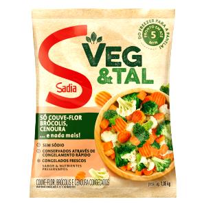 Quantas calorias em 1 porção (130 g) Vegetais Congelados?