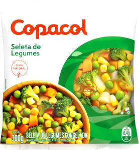 Quantas calorias em 1 porção (130 g) Vegetal?