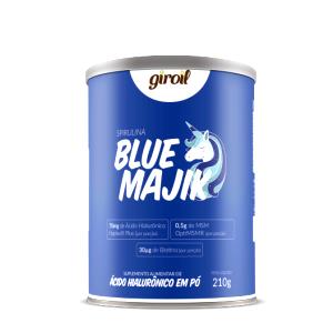 Quantas calorias em 1 porção (14 g) Blue Majik?