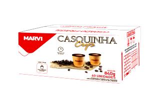 Quantas calorias em 1 porção (14 g) Casquinha Cup?