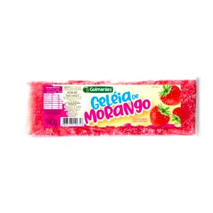 Quantas calorias em 1 porção (14 g) Geleia de Amido Sabor Morango?