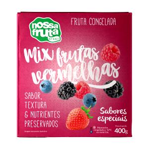 Quantas calorias em 1 porção (140 g) Mix Frutas Vermelhas?