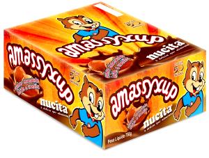 Quantas calorias em 1 porção (15 g) Amassyxup?