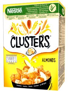 Quantas calorias em 1 porção (15 g) Cluster?