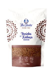 Quantas calorias em 1 porção (15 g) Farinha de Linhaça Marrom?