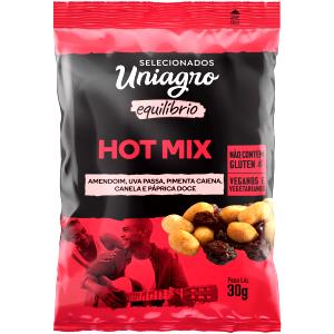 Quantas calorias em 1 porção (15 g) Hot Mix?