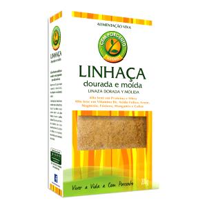 Quantas calorias em 1 porção (15 g) Linhaça Dourada Moída?