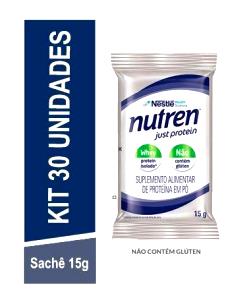 Quantas calorias em 1 porção (15 g) Nutren Just Protein?