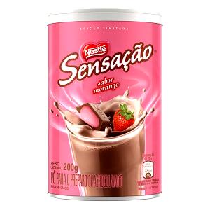 Quantas calorias em 1 porção (15 g) Pó Preparo de Bebida Sabor Chocolate?