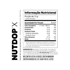 Quantas calorias em 1 porção (15 g) Pasta de Amendoim com Doce de Leite?