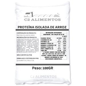 Quantas calorias em 1 porção (15 g) Rice Protein?