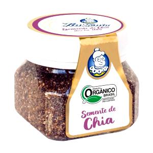 Quantas calorias em 1 porção (15 g) Semente de Chia Orgânica?