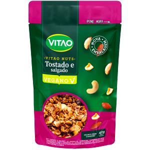 Quantas calorias em 1 porção (15 g) Vitao Nuts Torrado e Salgado?