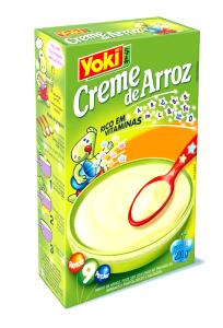 Quantas calorias em 1 porção (15 ml) Creme de Arroz?