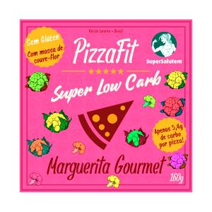 Quantas calorias em 1 porção (160 g) Pizza Marguerita Massa Low Carb?