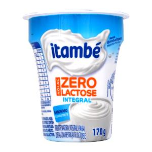 Quantas calorias em 1 porção (170 g) Iogurte Integral Zero Lactose?