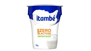 Quantas calorias em 1 porção (170 g) Iogurte Natural Zero Lactose Desnatado?